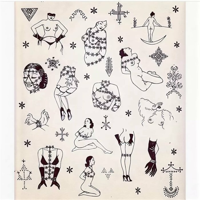 Маленькие новогодние тату