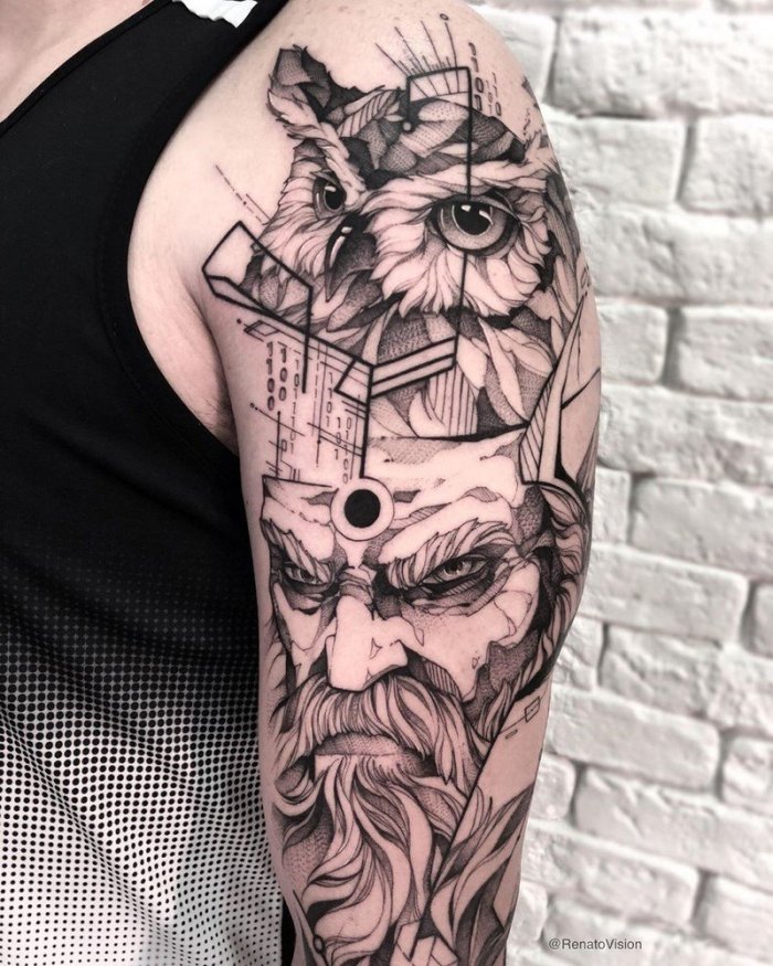 Татуировка зима НГ реклама