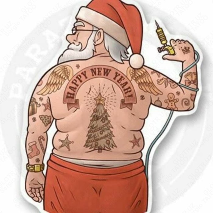 Тату новый год