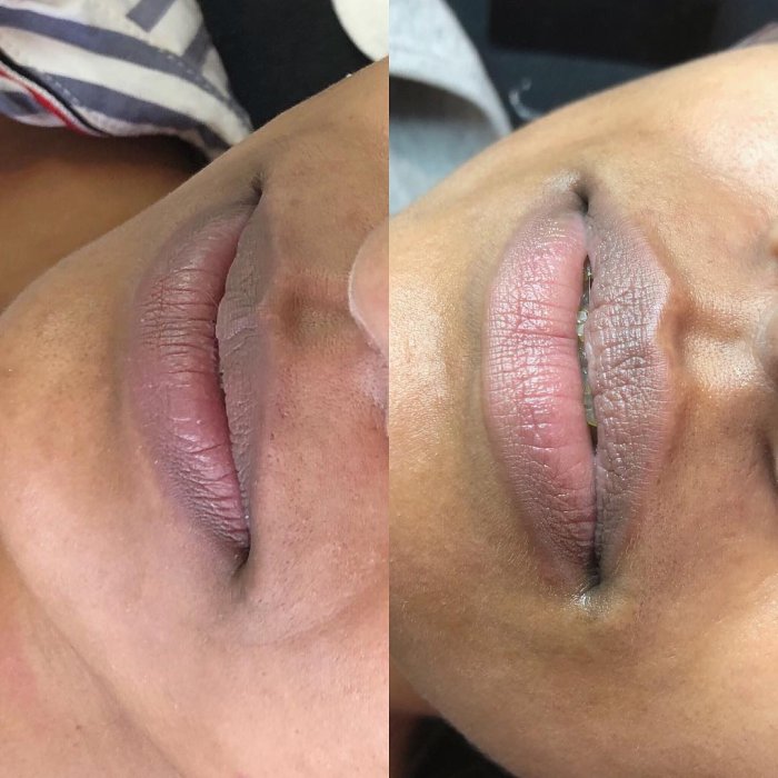 Перманентный макияж губ 2021