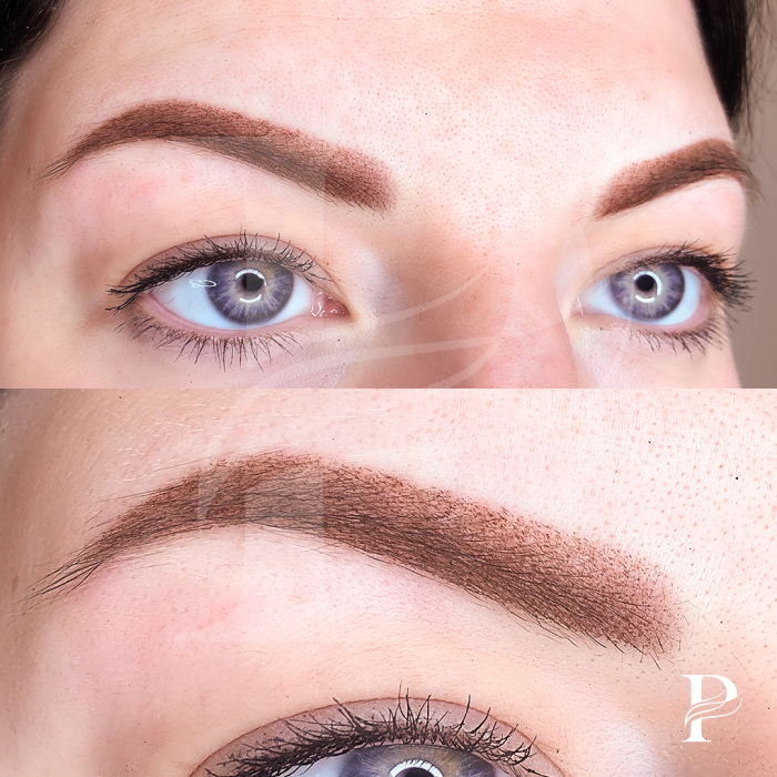 Модный татуаж бровей