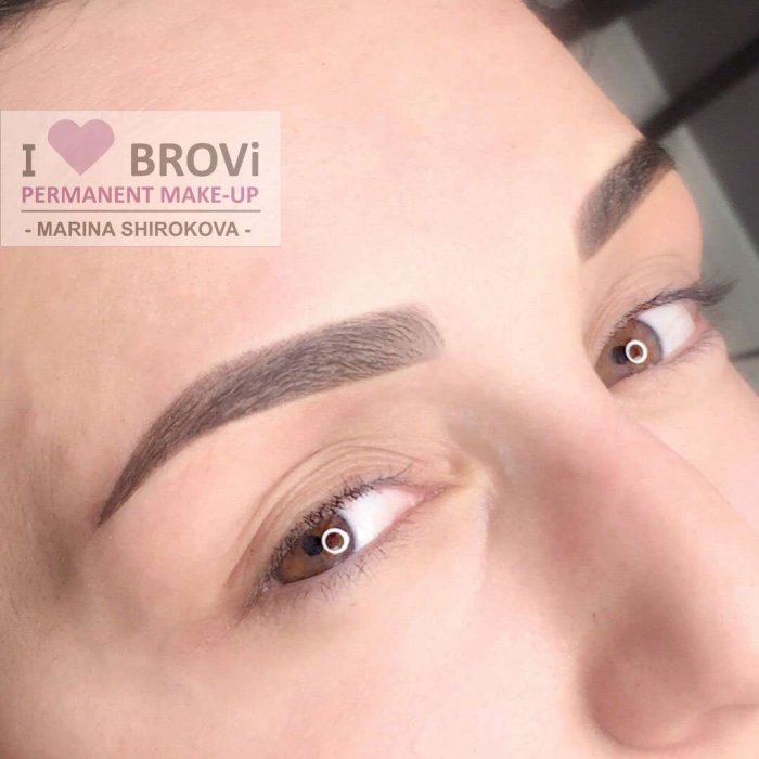Перманентный макияж бровей Казань