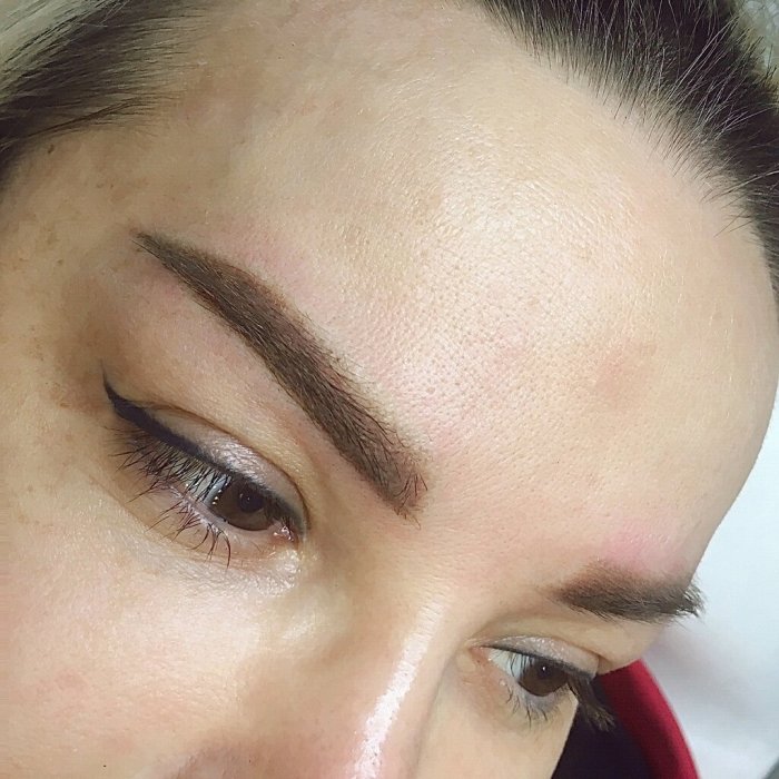 Перманентный макияж скул