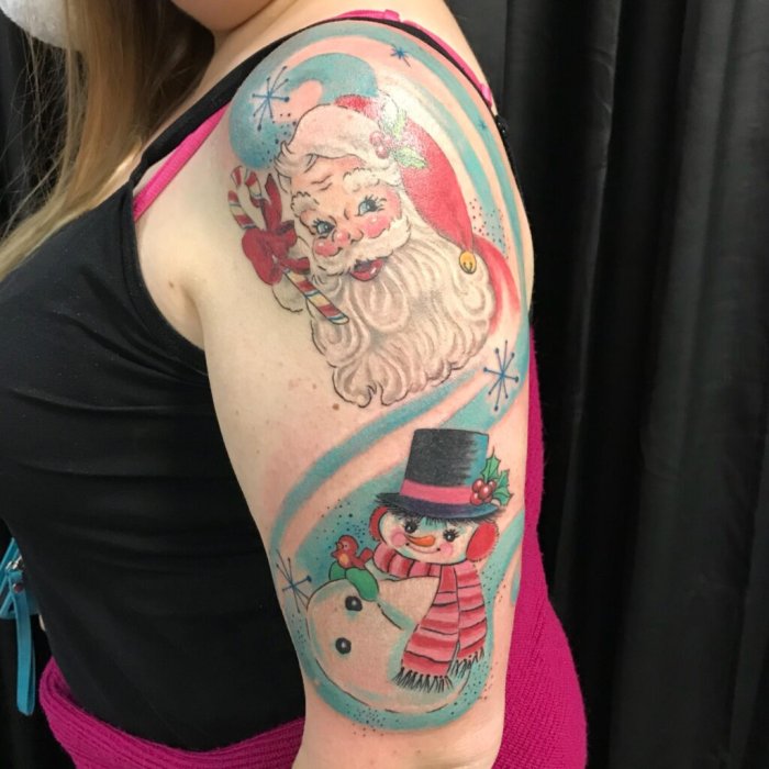 Новогодние тату