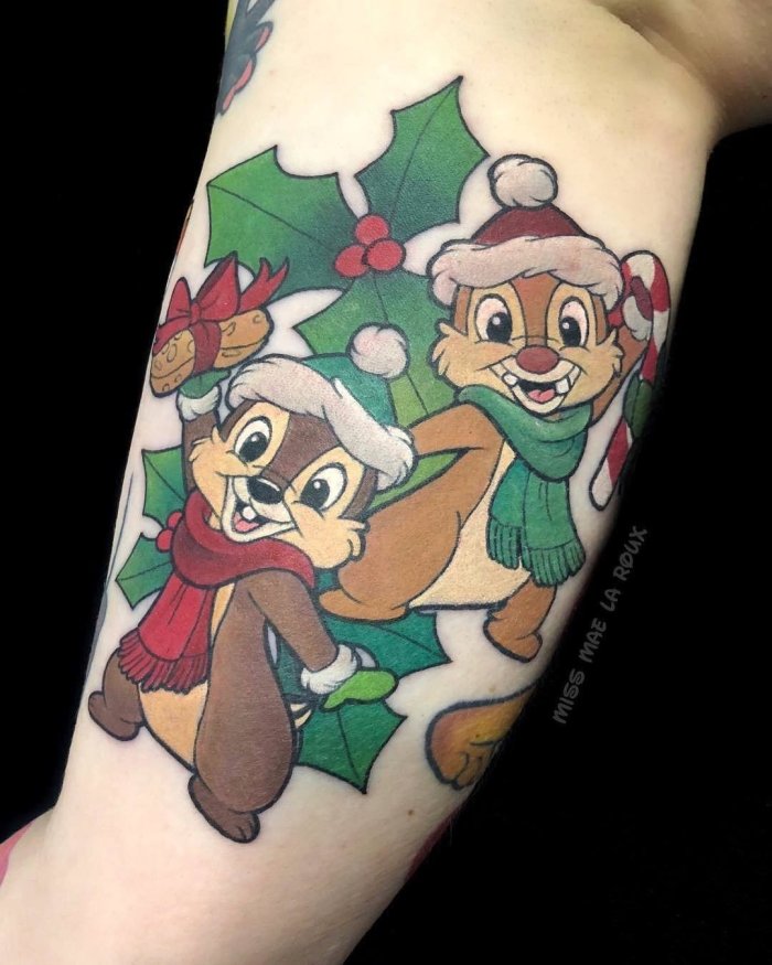 Новогодние тату