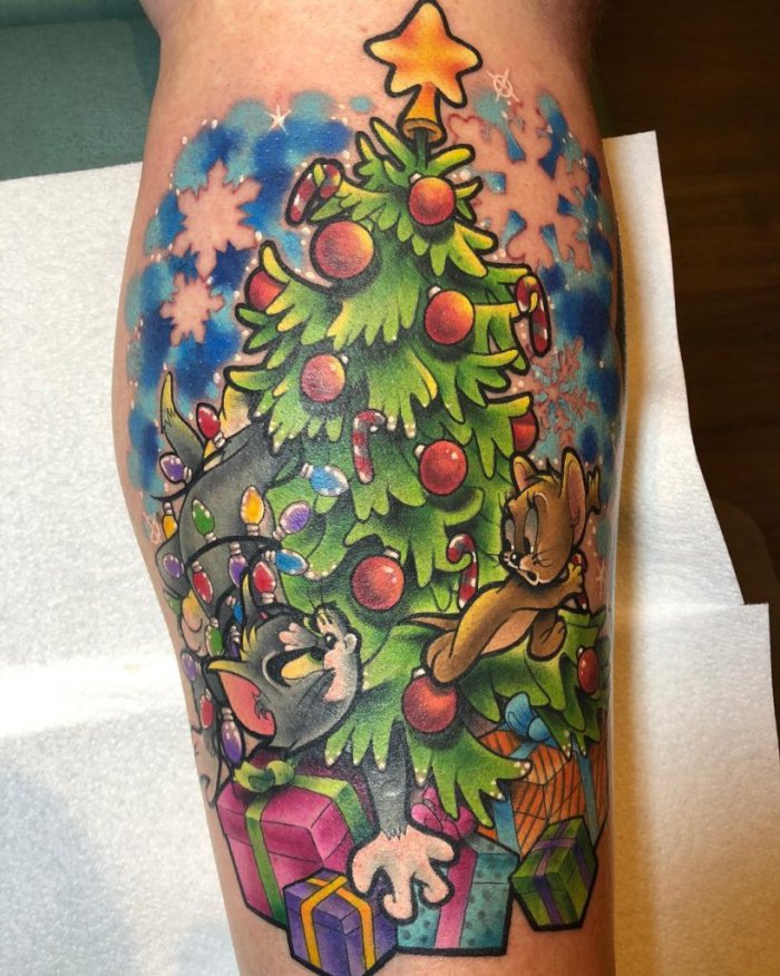 Новогодние тату