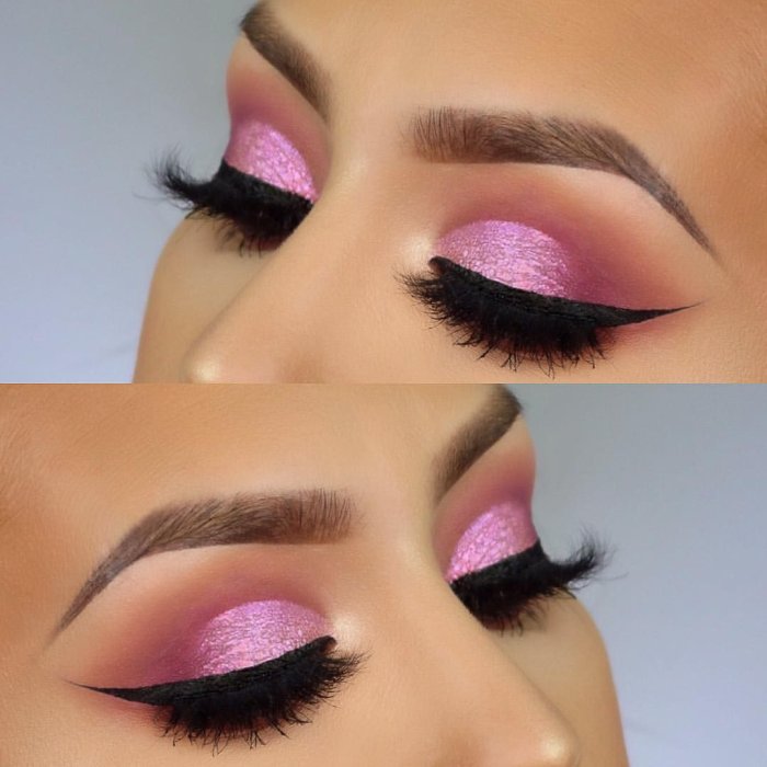 Вечерний макияж с золотом