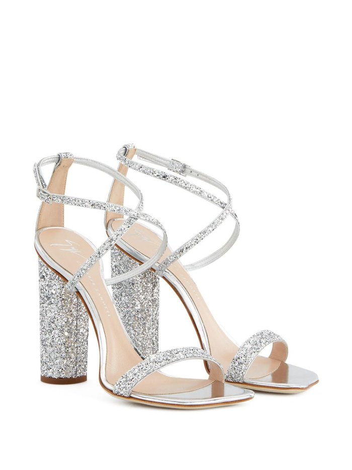 Giuseppe Zanotti босоножки Tara с блестками