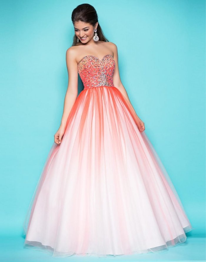 Голубое платье на выпускной короткое