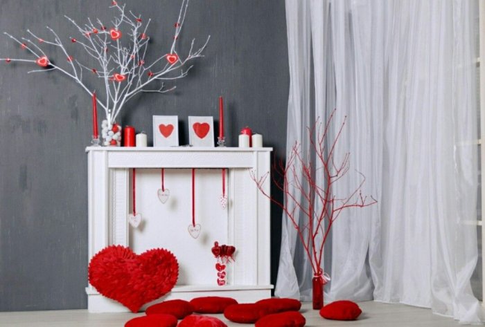 Декор на день Святого Валентина