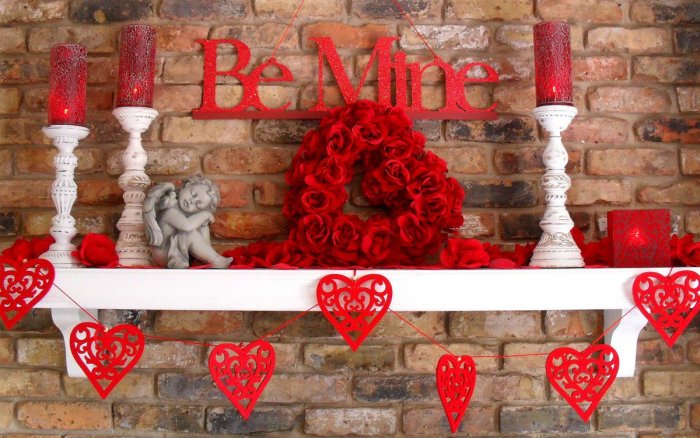 Декор на день Святого Валентина