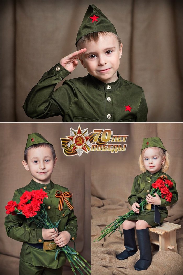 Детская фотосессия ко Дню Победы