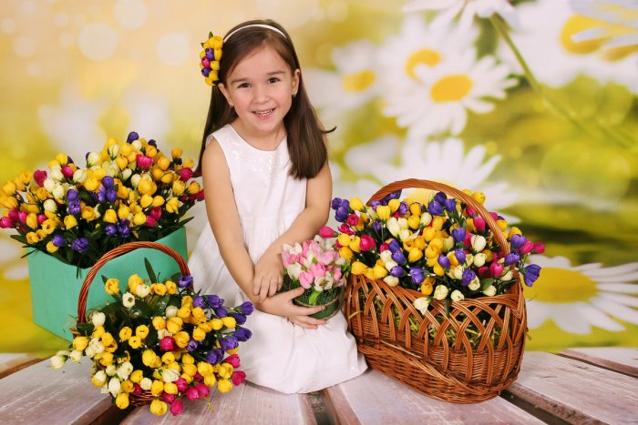 Детская фотосессия 8 марта
