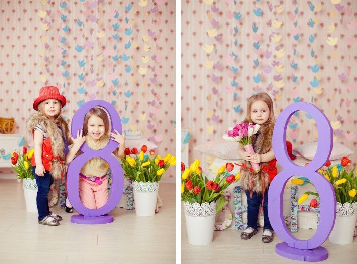 Фотозона на 8 марта