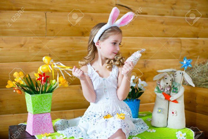 Пасхальная фотосессия для детей