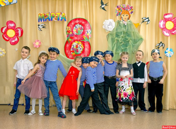 Фотосессия к 8 марта в садике