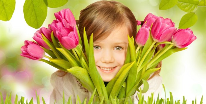 Для детей для детей тюльпан