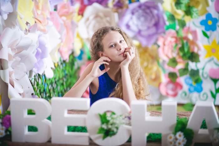 Весенняя фотосессия в студии