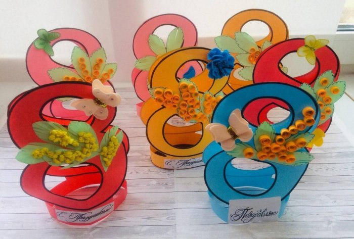 Поделка восьмерка