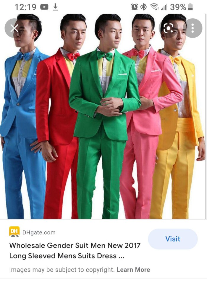 Костюм мужской, синий