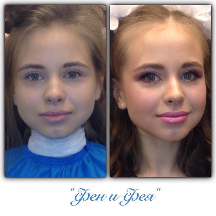 Лёгкий макияж на последний звонок