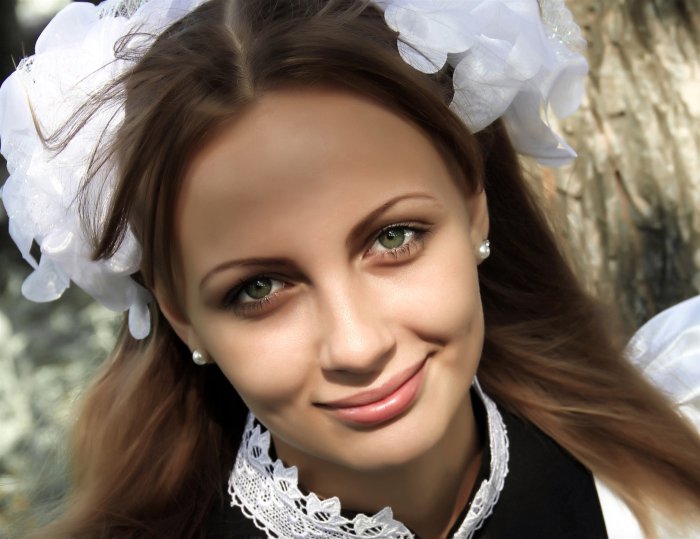 Красивые выпускницы