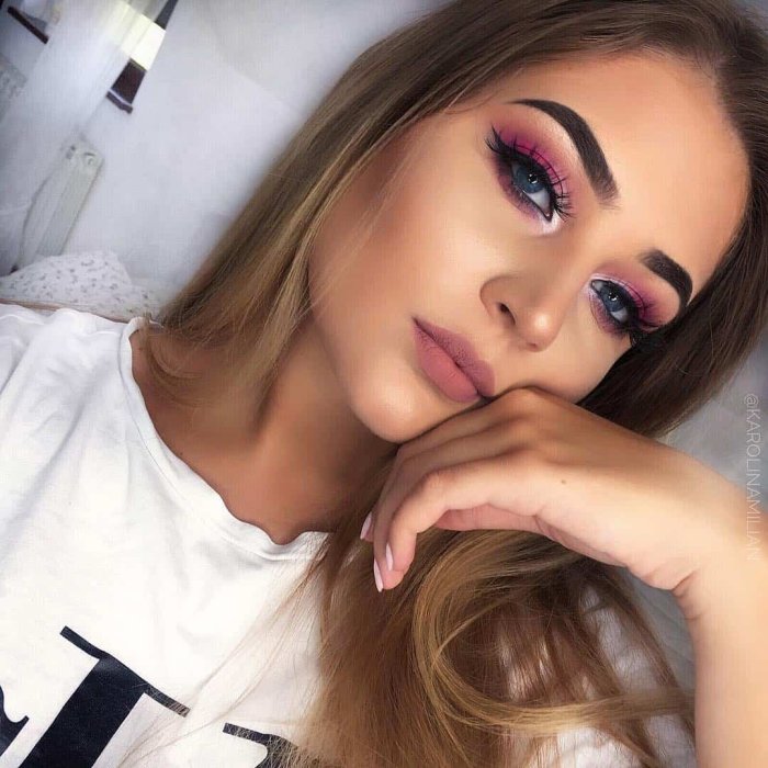 Вечерний макияж для блондинок