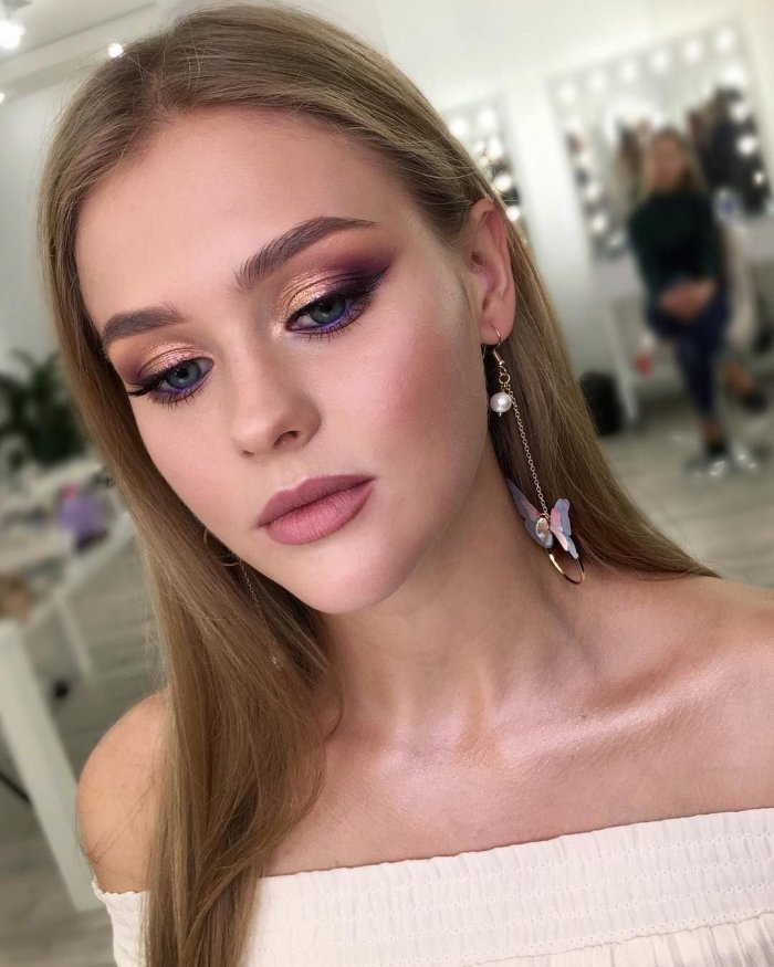 Свадебный макияж Смоки айс