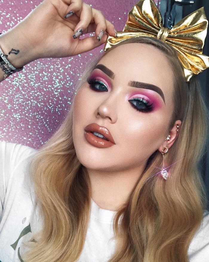 Разноцветный макияж