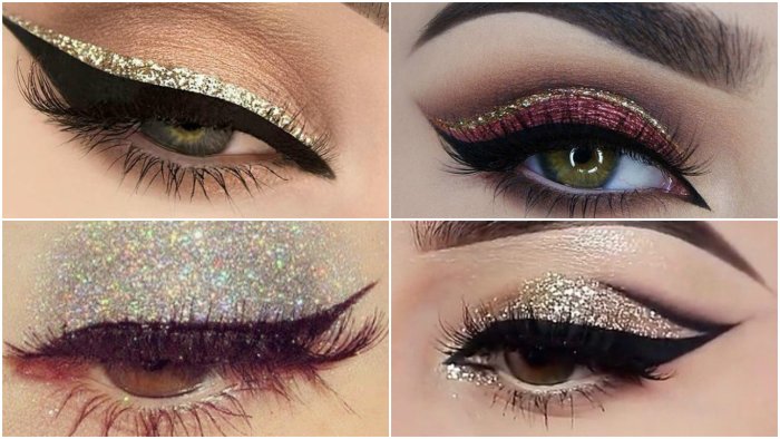 Макияж в розово коричневых тонах