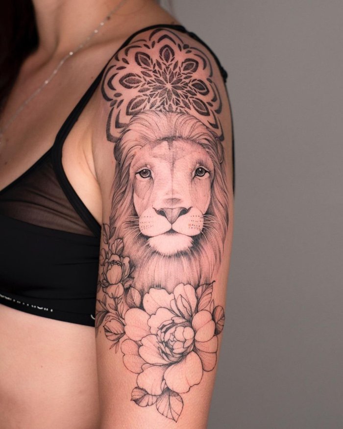 Рукав тату женский