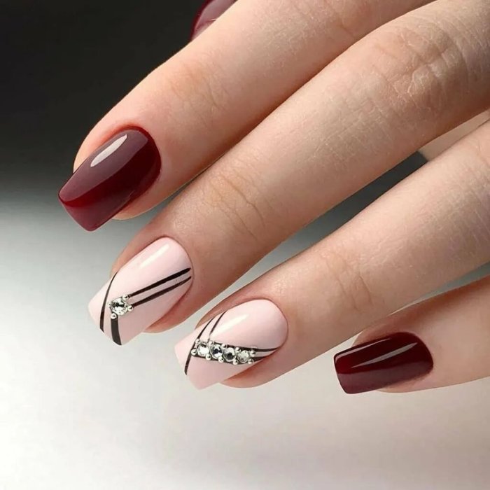 Геометрический маникюр