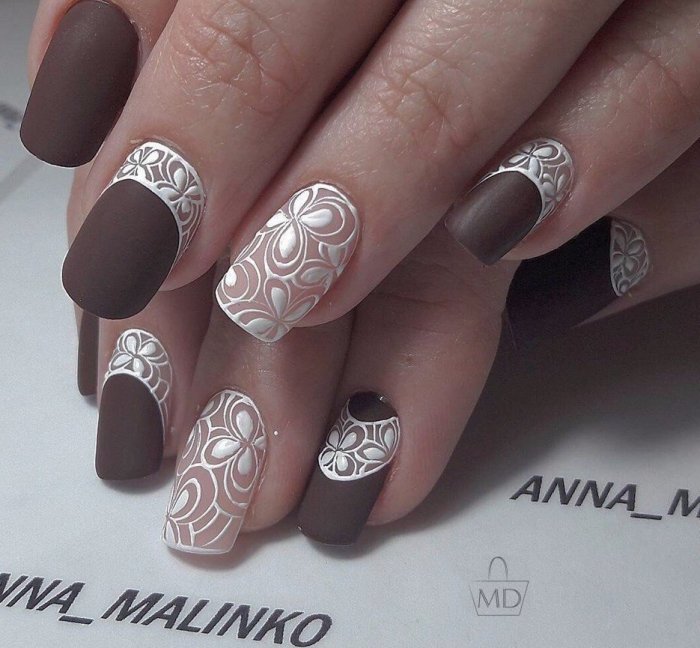 Ажурный маникюр
