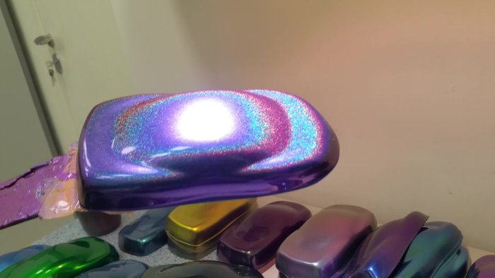 Голубые ногти Призма