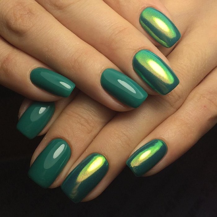 Шеллак кошачий глаз изумрудный