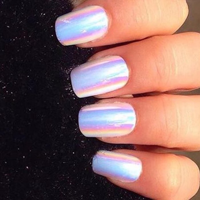 Маникюр втирка Жемчужная хамелеон