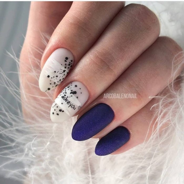 Топ в крапинку для ногтей