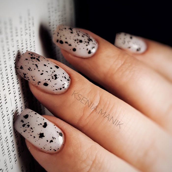 Гель лак перепелиное яйцо