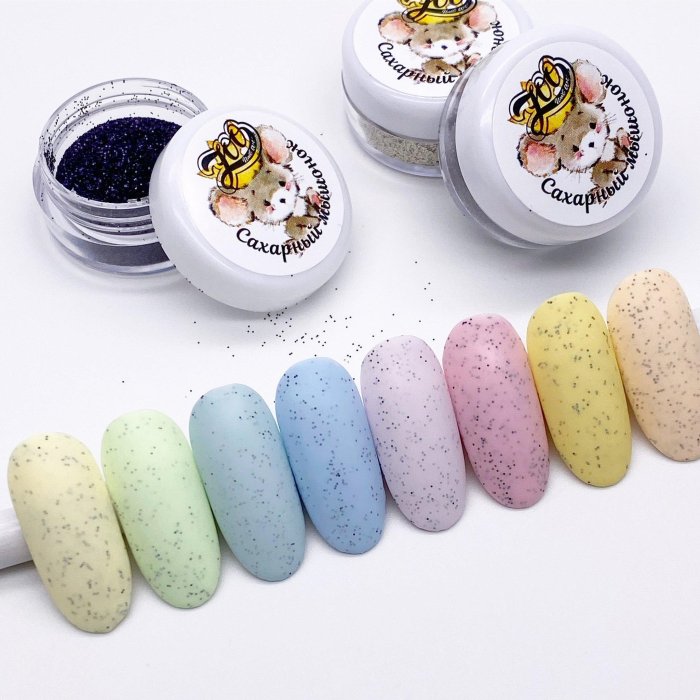 Маникюр перепелиное яйцо