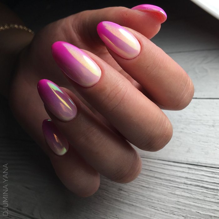 Омбре втирка градиент