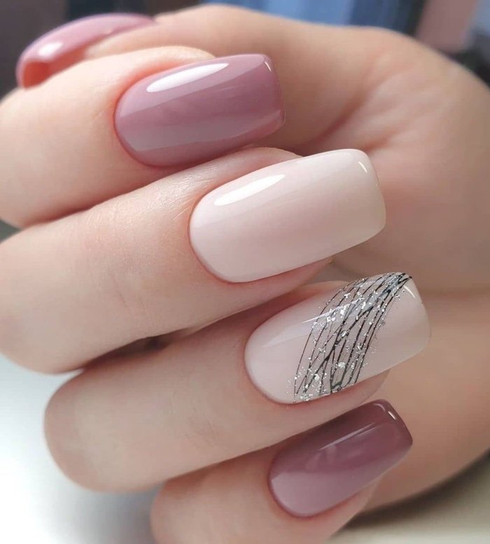 Маникюр в пастельных тонах