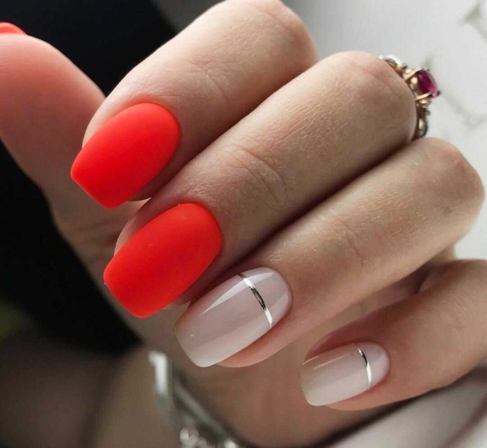 Маникюр крансыйматовый