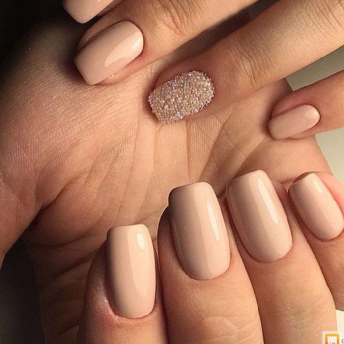 Маникюр гель лак 2022 нюдовый