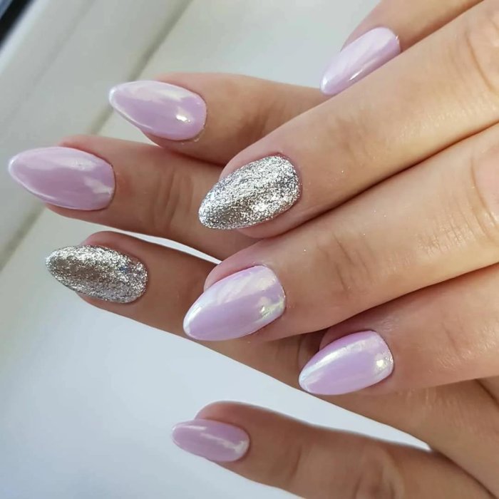 Маникюр на короткие овальные