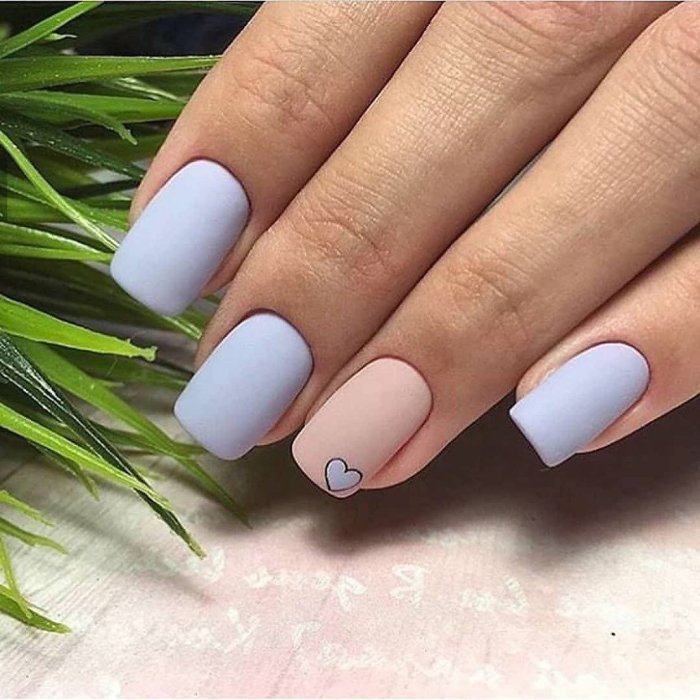 Маникюр постельныхтонов