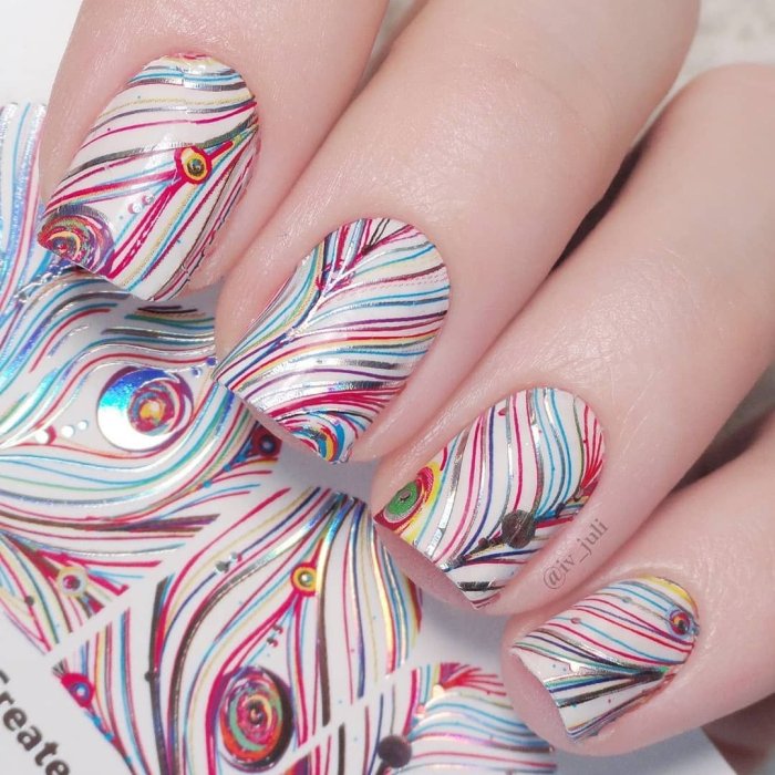 Водный маникюр узоры