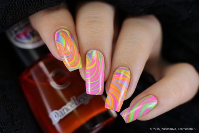 Ногти Водный маникюр