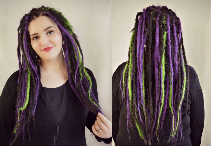 Де дреды афрокосы