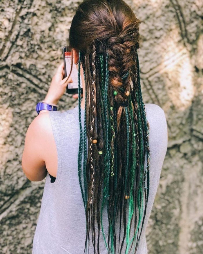 Дреды, косички (африканские, французские, сенегальские)