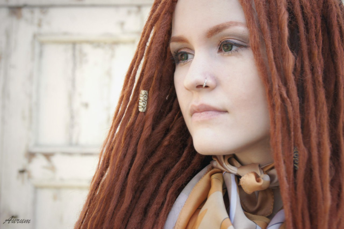 Дреды коричневые